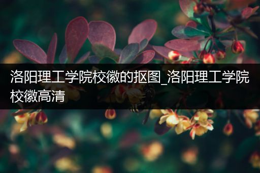 洛阳理工学院校徽的抠图_洛阳理工学院校徽高清