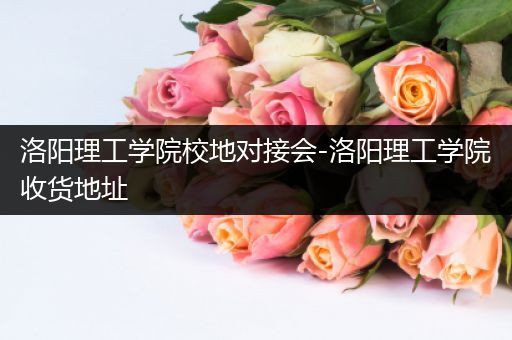洛阳理工学院校地对接会-洛阳理工学院收货地址