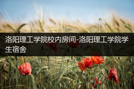 洛阳理工学院校内房间-洛阳理工学院学生宿舍