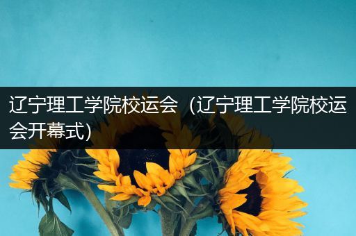 辽宁理工学院校运会（辽宁理工学院校运会开幕式）