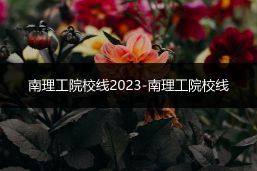 南理工院校线2023-南理工院校线