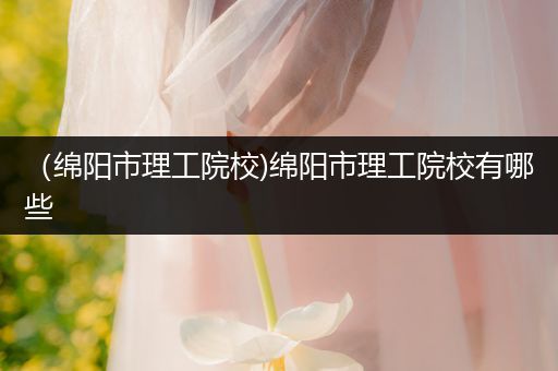 （绵阳市理工院校)绵阳市理工院校有哪些