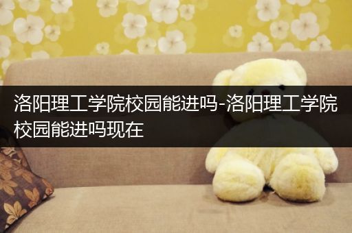 洛阳理工学院校园能进吗-洛阳理工学院校园能进吗现在
