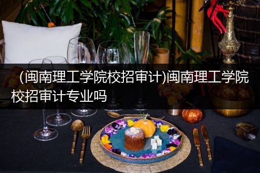 （闽南理工学院校招审计)闽南理工学院校招审计专业吗