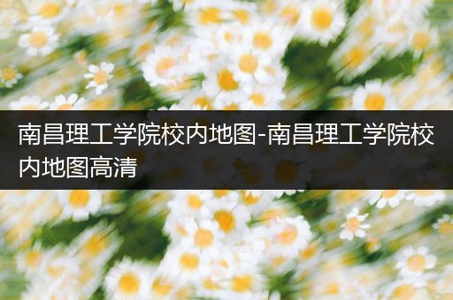 南昌理工学院校内地图-南昌理工学院校内地图高清