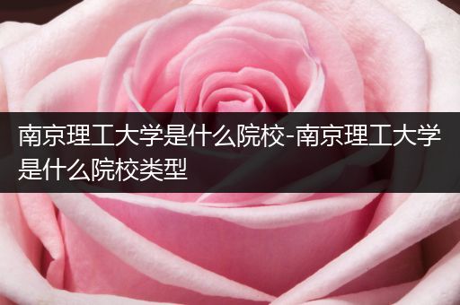 南京理工大学是什么院校-南京理工大学是什么院校类型