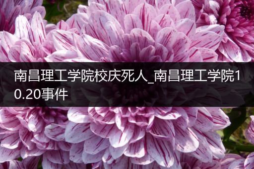 南昌理工学院校庆死人_南昌理工学院10.20事件