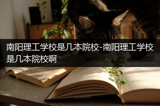 南阳理工学校是几本院校-南阳理工学校是几本院校啊