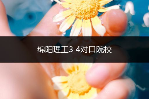 绵阳理工3 4对口院校