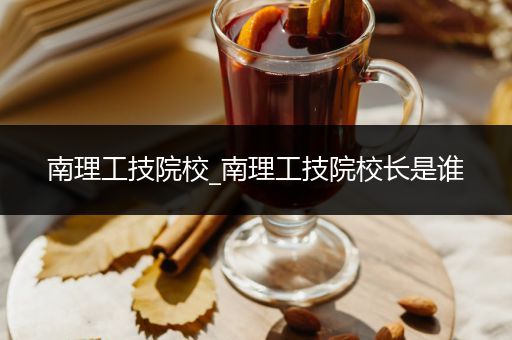 南理工技院校_南理工技院校长是谁