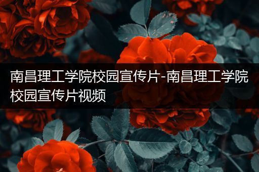 南昌理工学院校园宣传片-南昌理工学院校园宣传片视频