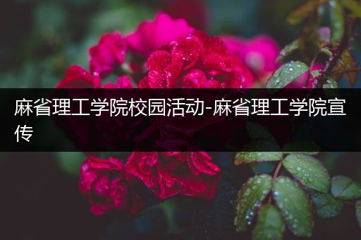 麻省理工学院校园活动-麻省理工学院宣传