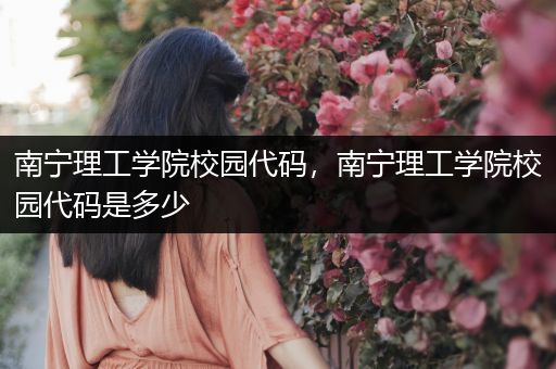南宁理工学院校园代码，南宁理工学院校园代码是多少