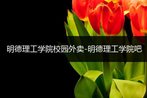 明德理工学院校园外卖-明德理工学院吧