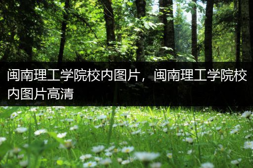 闽南理工学院校内图片，闽南理工学院校内图片高清