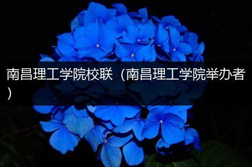 南昌理工学院校联（南昌理工学院举办者）