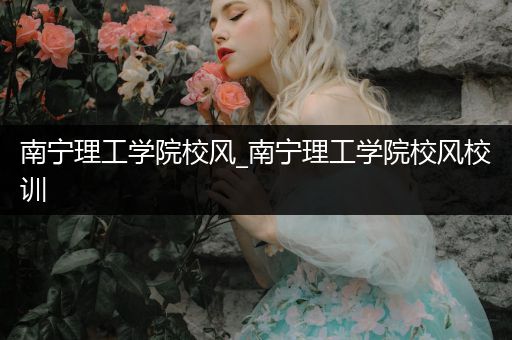 南宁理工学院校风_南宁理工学院校风校训
