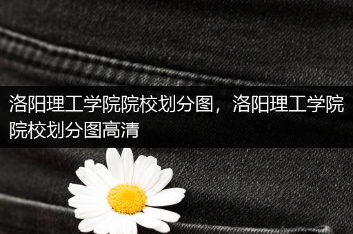 洛阳理工学院院校划分图，洛阳理工学院院校划分图高清