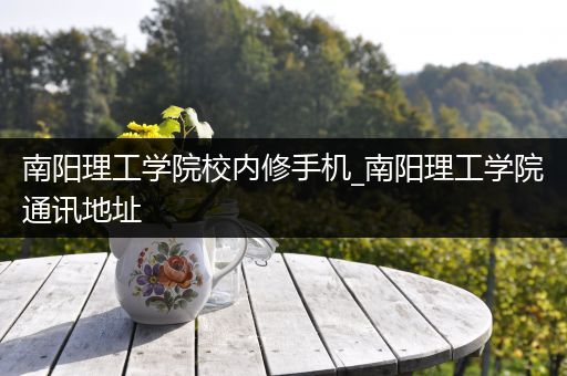 南阳理工学院校内修手机_南阳理工学院通讯地址