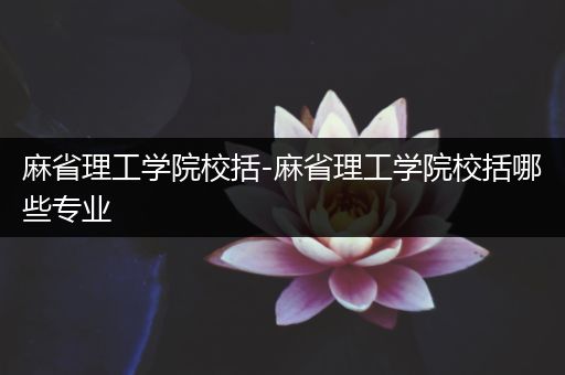 麻省理工学院校括-麻省理工学院校括哪些专业