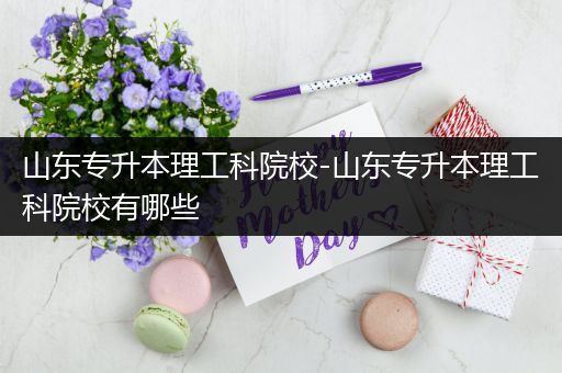 山东专升本理工科院校-山东专升本理工科院校有哪些