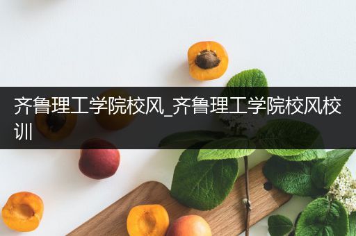 齐鲁理工学院校风_齐鲁理工学院校风校训