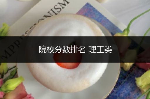 院校分数排名 理工类