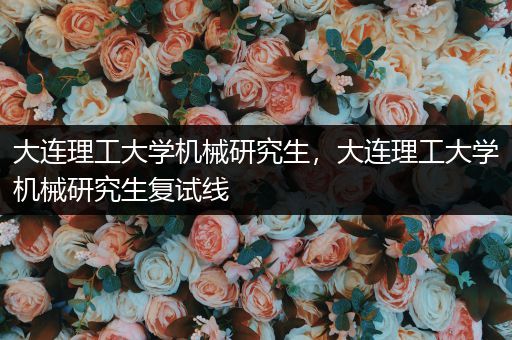 大连理工大学机械研究生，大连理工大学机械研究生复试线