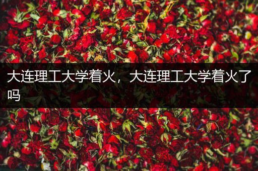 大连理工大学着火，大连理工大学着火了吗