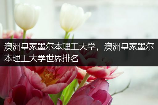 澳洲皇家墨尔本理工大学，澳洲皇家墨尔本理工大学世界排名