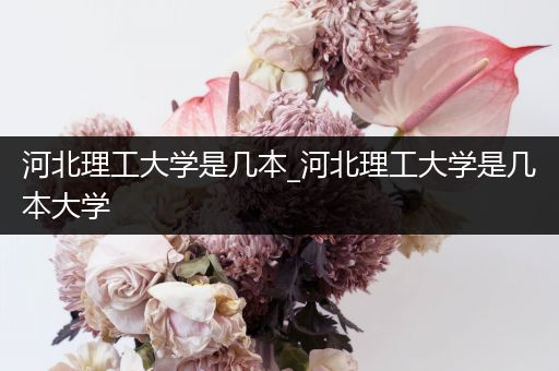 河北理工大学是几本_河北理工大学是几本大学