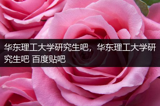 华东理工大学研究生吧，华东理工大学研究生吧 百度贴吧