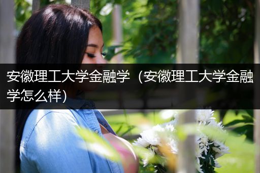 安徽理工大学金融学（安徽理工大学金融学怎么样）