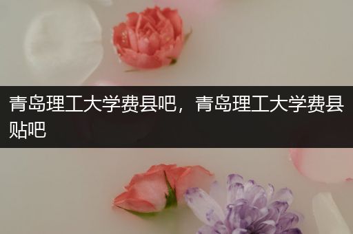 青岛理工大学费县吧，青岛理工大学费县贴吧