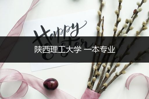 陕西理工大学 一本专业
