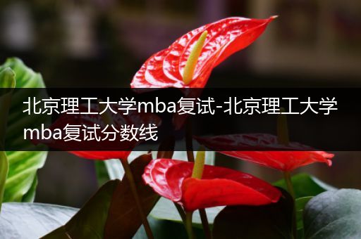 北京理工大学mba复试-北京理工大学mba复试分数线