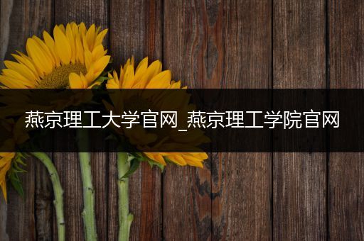 燕京理工大学官网_燕京理工学院官网