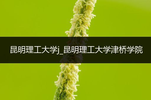 昆明理工大学j_昆明理工大学津桥学院