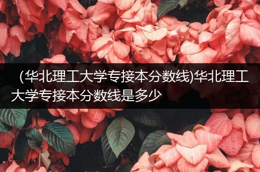 （华北理工大学专接本分数线)华北理工大学专接本分数线是多少