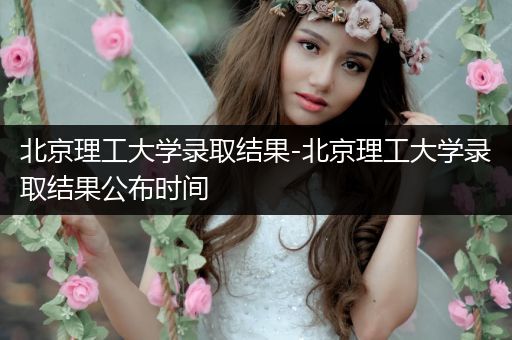 北京理工大学录取结果-北京理工大学录取结果公布时间