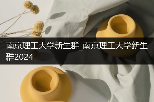 南京理工大学新生群_南京理工大学新生群2024
