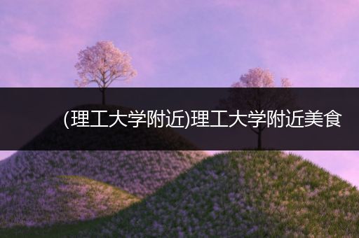 （理工大学附近)理工大学附近美食
