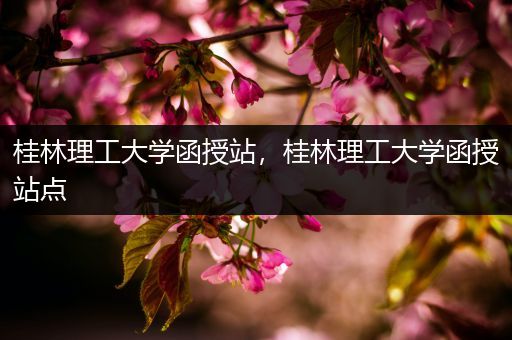 桂林理工大学函授站，桂林理工大学函授站点