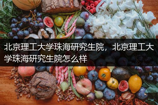 北京理工大学珠海研究生院，北京理工大学珠海研究生院怎么样