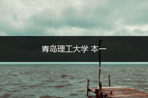 青岛理工大学 本一