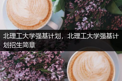 北理工大学强基计划，北理工大学强基计划招生简章