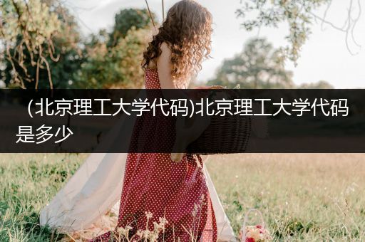 （北京理工大学代码)北京理工大学代码是多少
