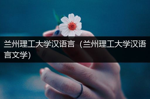 兰州理工大学汉语言（兰州理工大学汉语言文学）