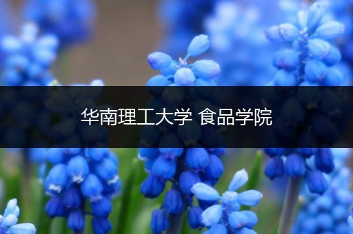 华南理工大学 食品学院