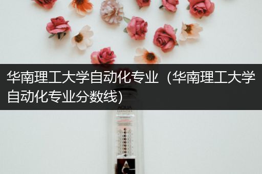 华南理工大学自动化专业（华南理工大学自动化专业分数线）